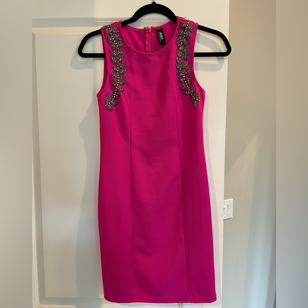 Lulus magenta cocktail dress size Small
